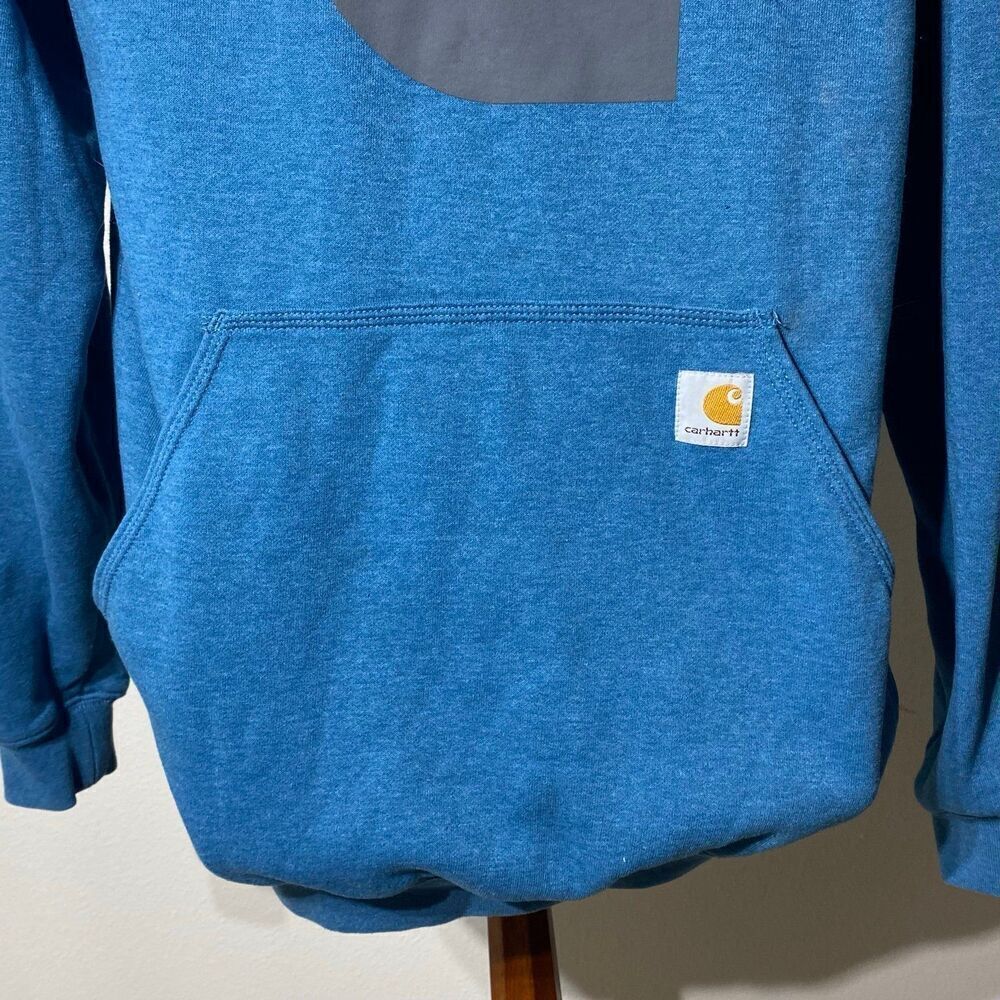 Carhartt Men's Logo Graphic Loose Fit Hoodie Size Medium - Picture 3 of 8